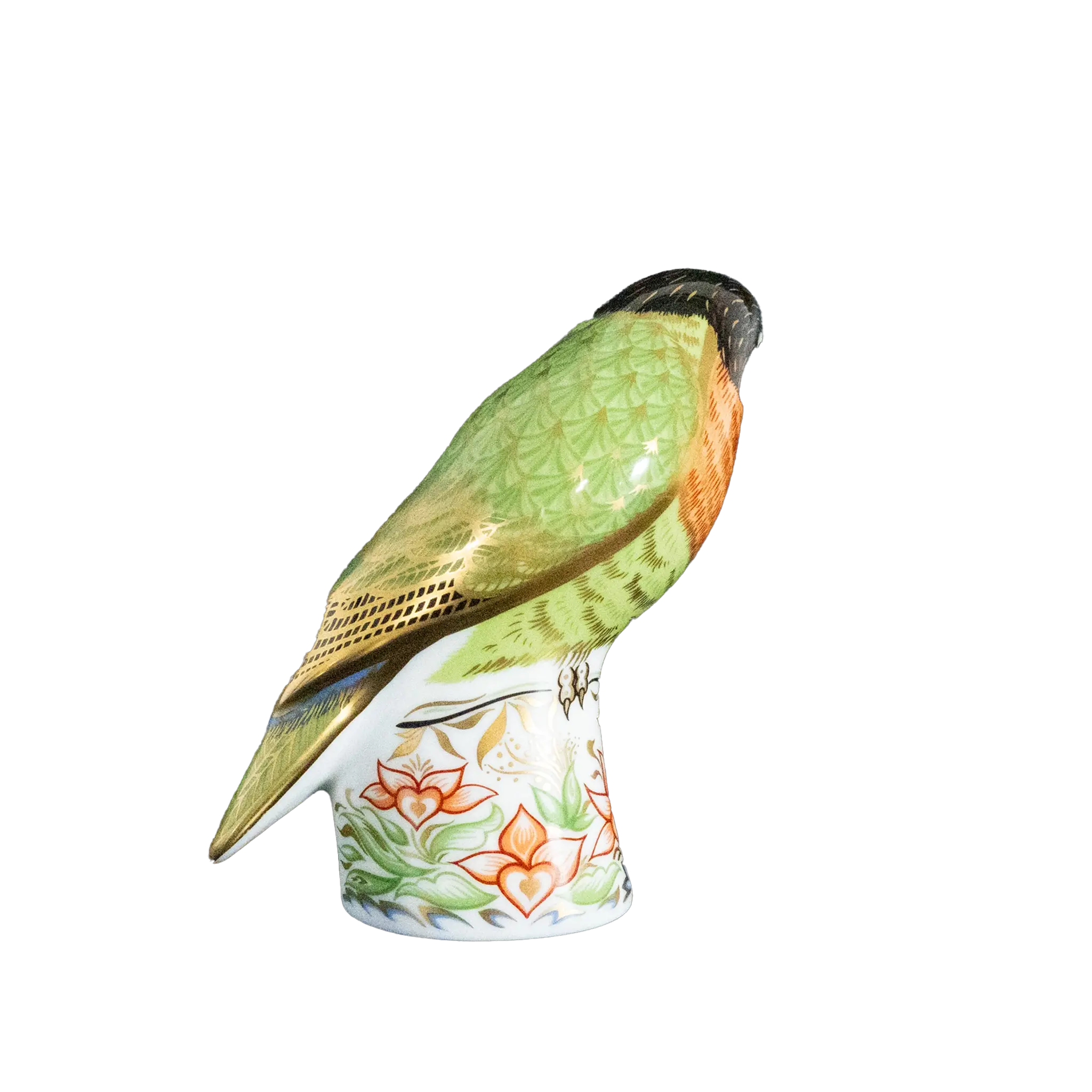 Royal Crown Derby 1st Quality Pair of Lovebird Paperweights Charterwells