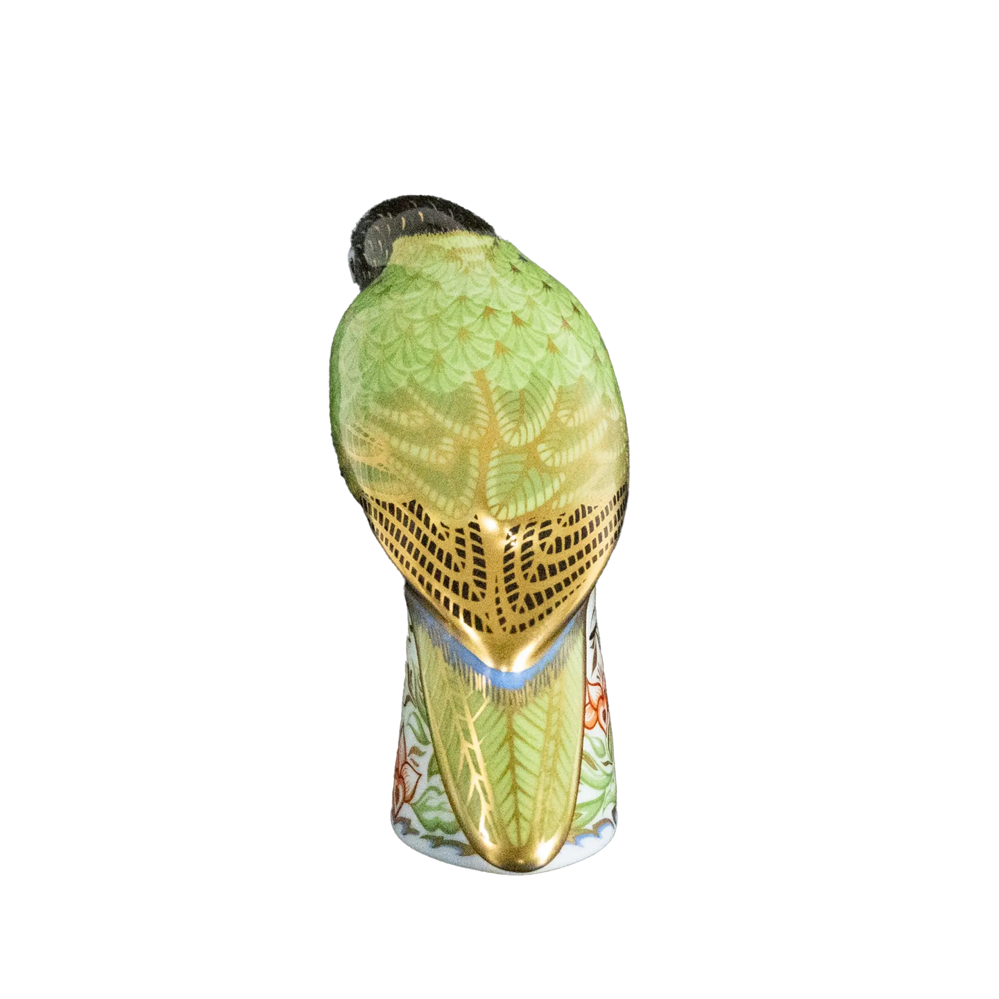 Royal Crown Derby 1st Quality Pair of Lovebird Paperweights Charterwells