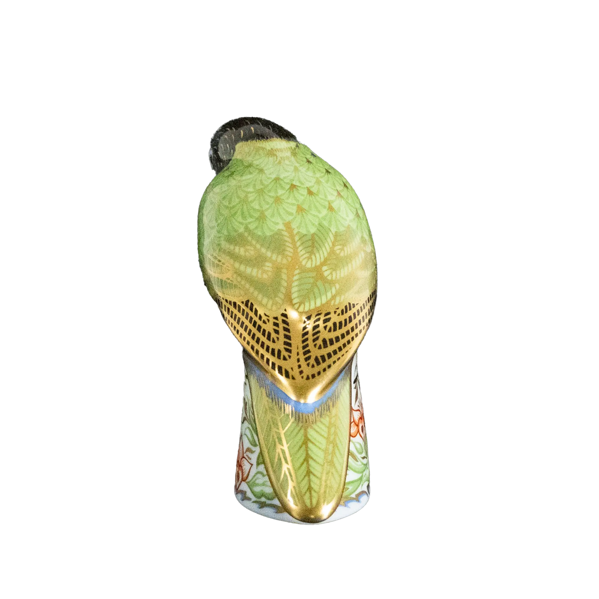 Royal Crown Derby 1st Quality Pair of Lovebird Paperweights Charterwells