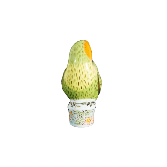 Royal Crown Derby 1st Quality Pair of Lovebird Paperweights Charterwells