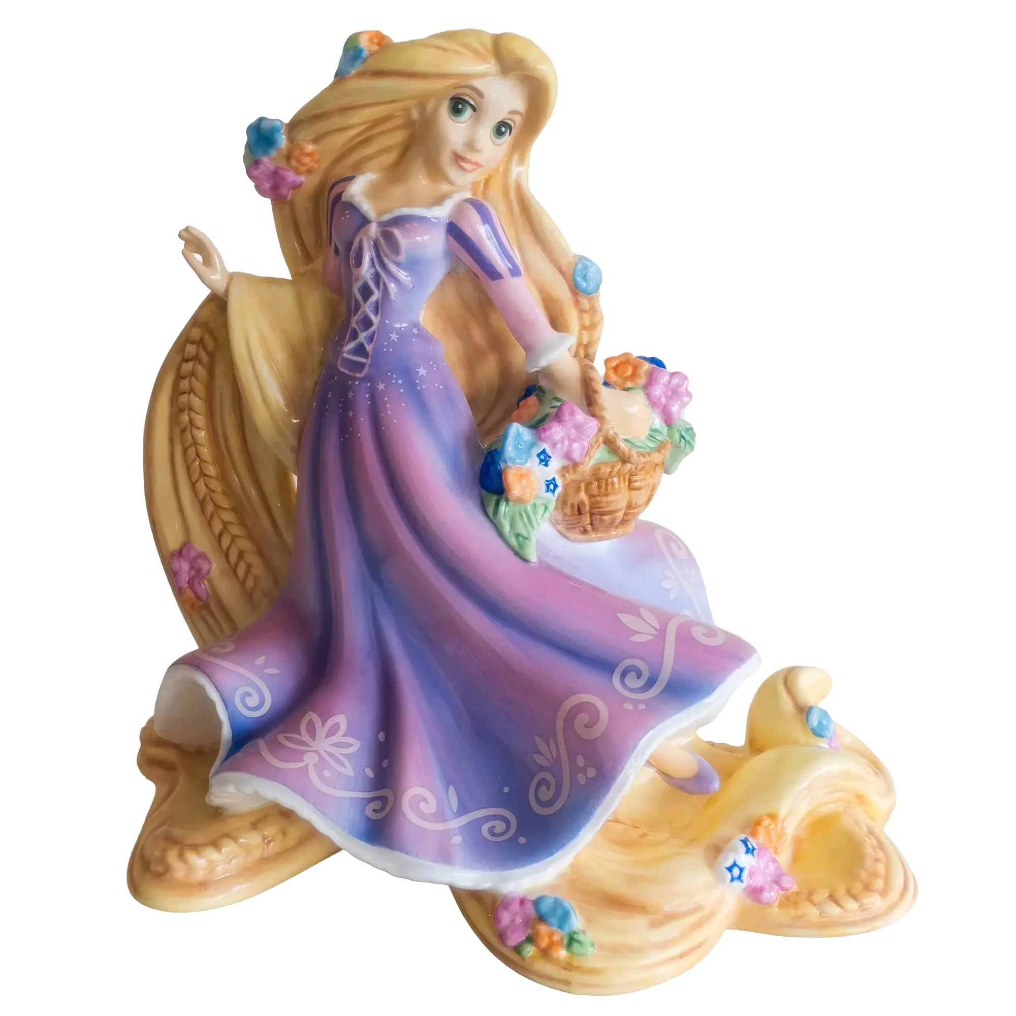 English Ladies Disney Tangled Princess Rapunzel Figurine