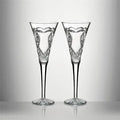 Waterford Crystal Wedding Toasting Flute Glasses 7oz Set of 2