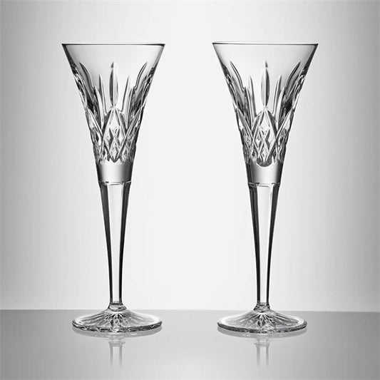 Waterford Lismore Toasting Flute Glass 170ml Set of 2 Charterwells