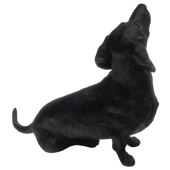 Richard Cooper Bronze Daschund Sitting