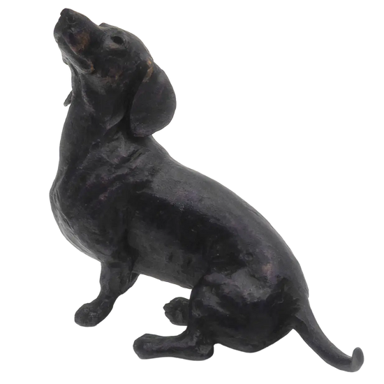 Richard Cooper Bronze Daschund Sitting