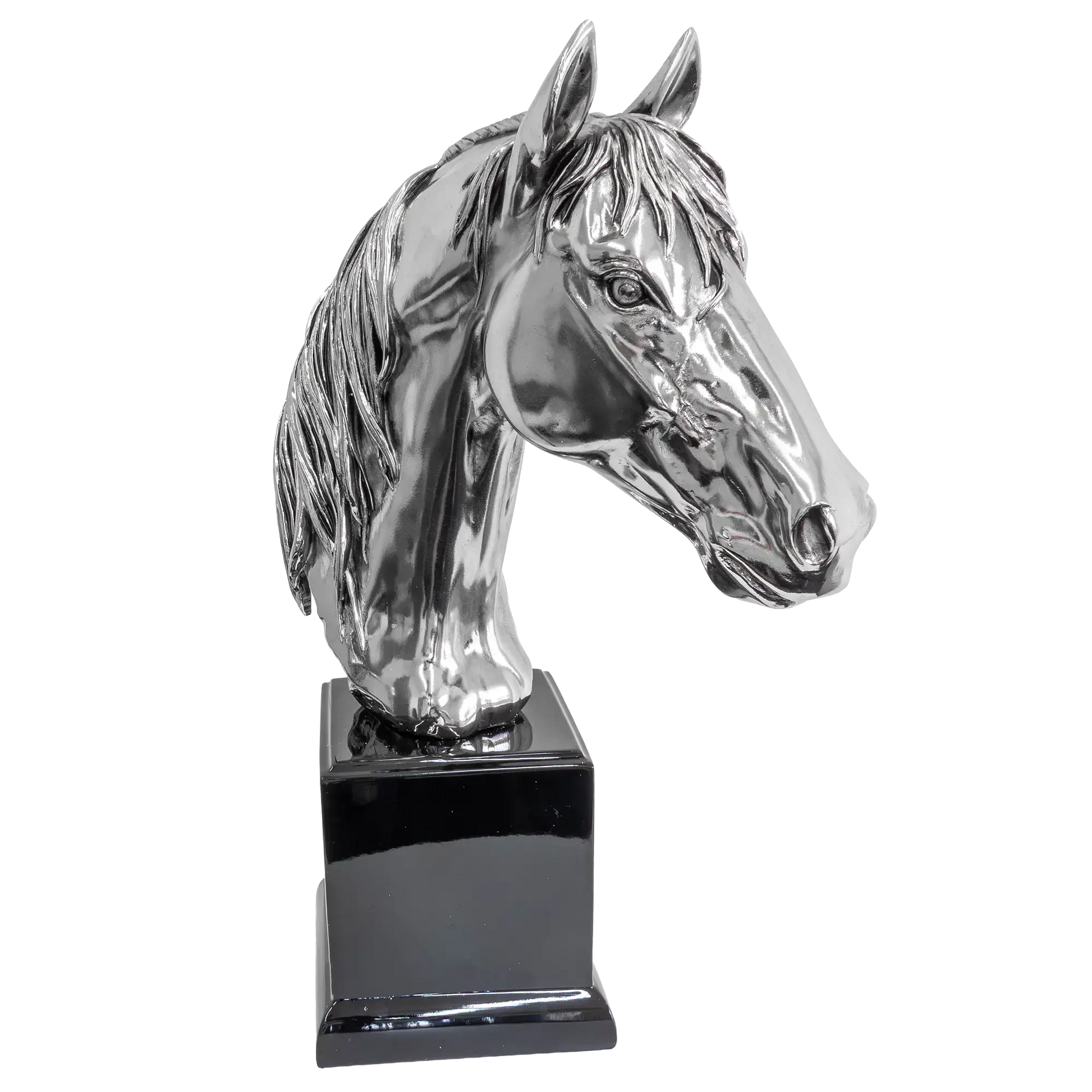 Richard Cooper Nickel Studio Collection Large Horse Figurine