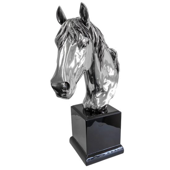 Richard Cooper Nickel Studio Collection Large Horse Figurine
