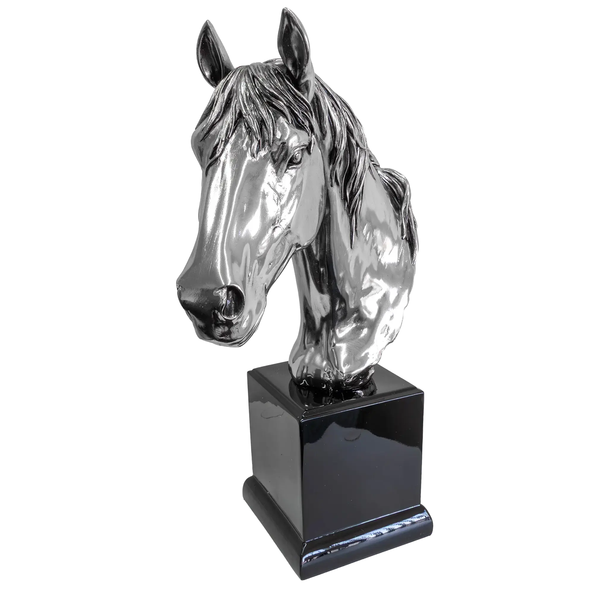 Richard Cooper Nickel Studio Collection Large Horse Figurine