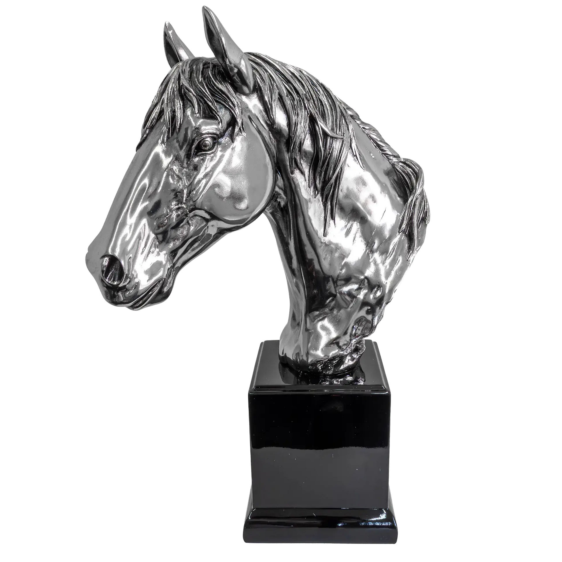 Richard Cooper Nickel Studio Collection Large Horse Figurine
