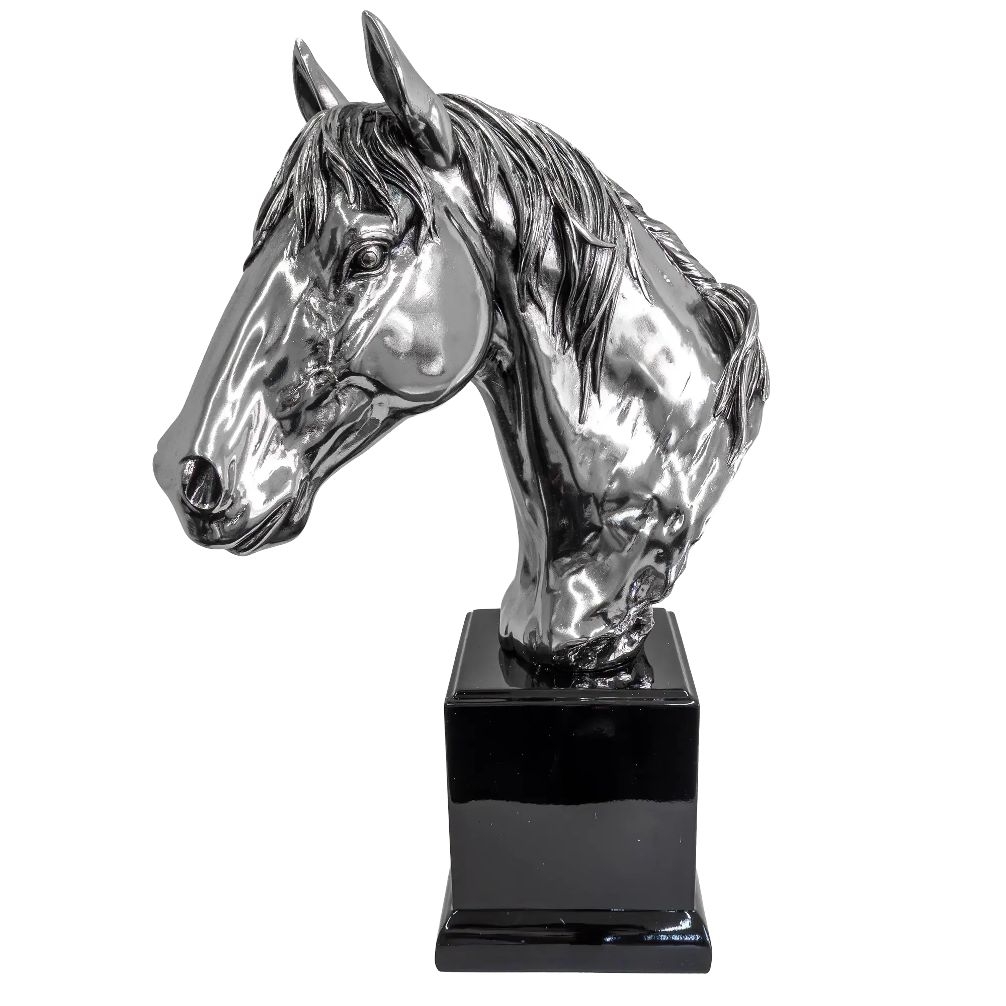 Richard Cooper Nickel Studio Collection Large Horse Figurine