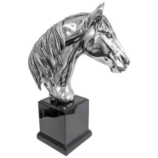 Richard Cooper Nickel Studio Collection Large Horse Figurine