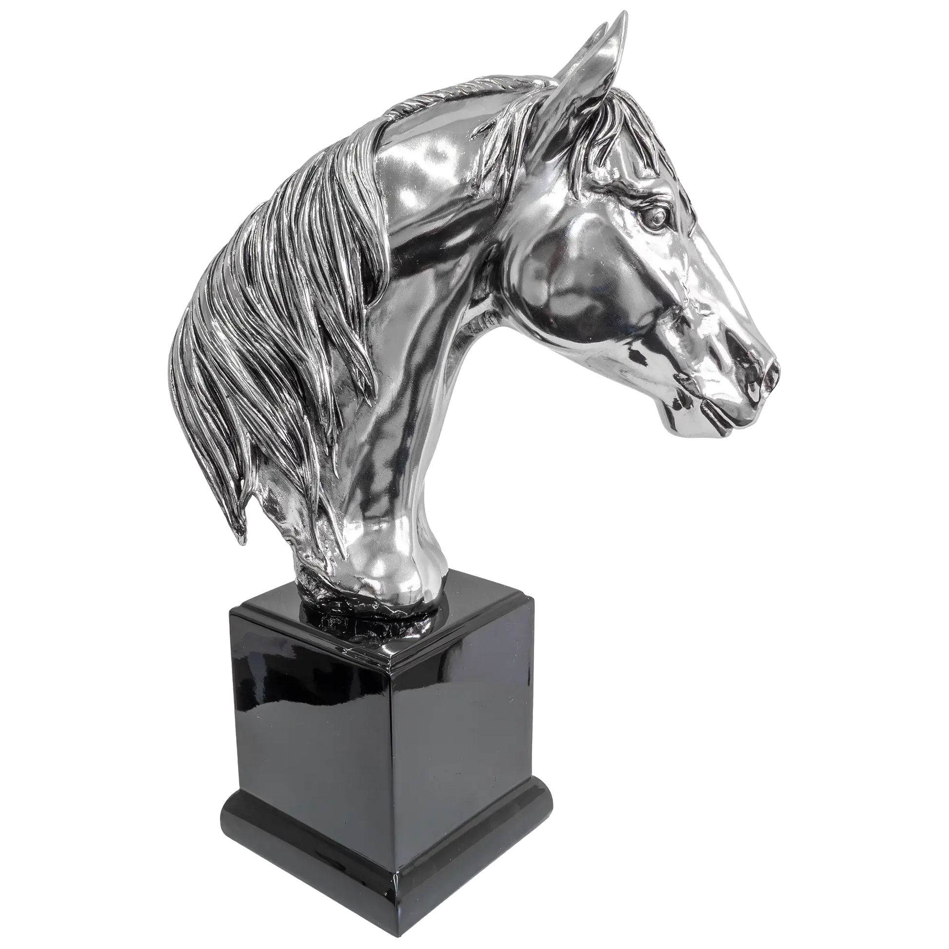Richard Cooper Nickel Studio Collection Large Horse Figurine