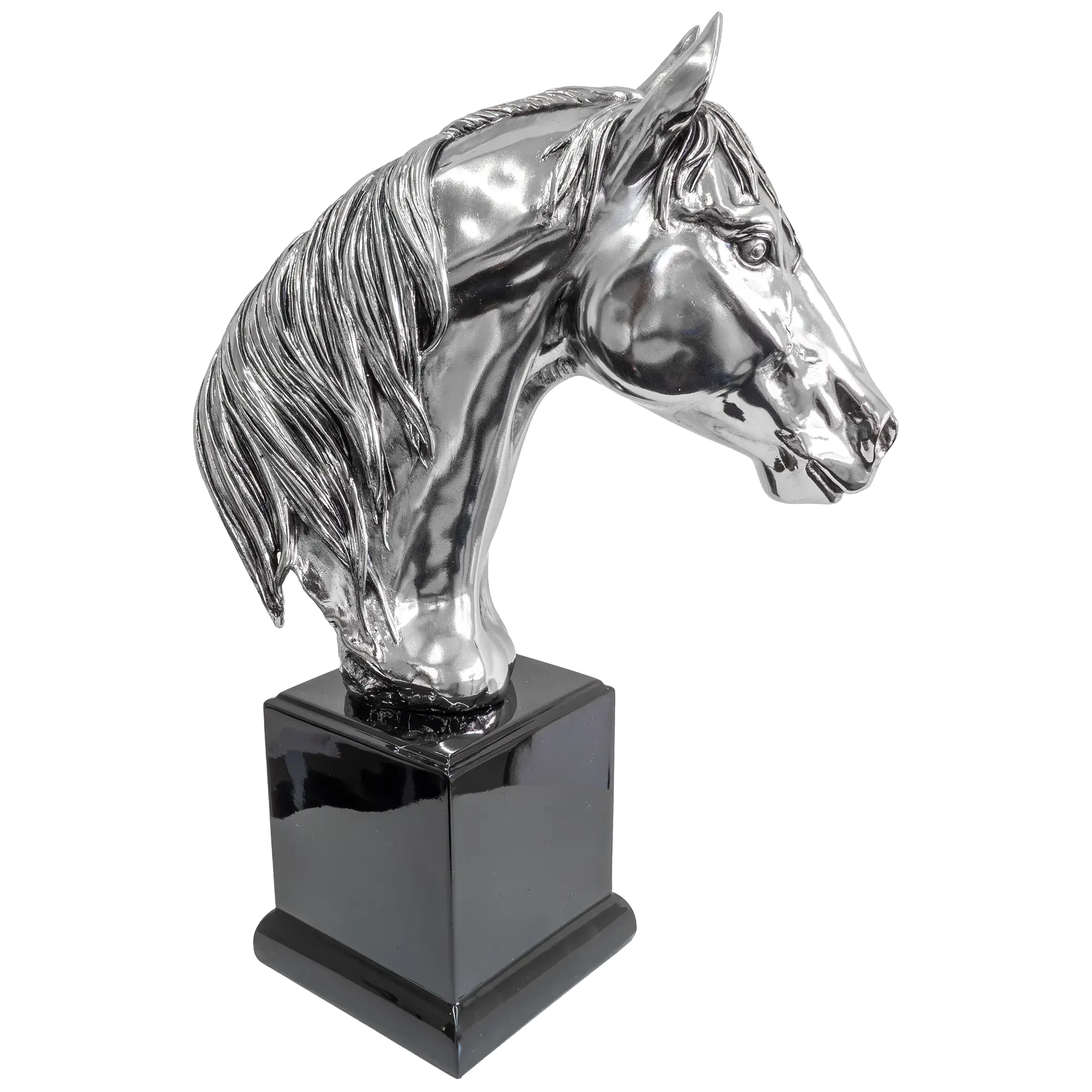 Richard Cooper Nickel Studio Collection Large Horse Figurine