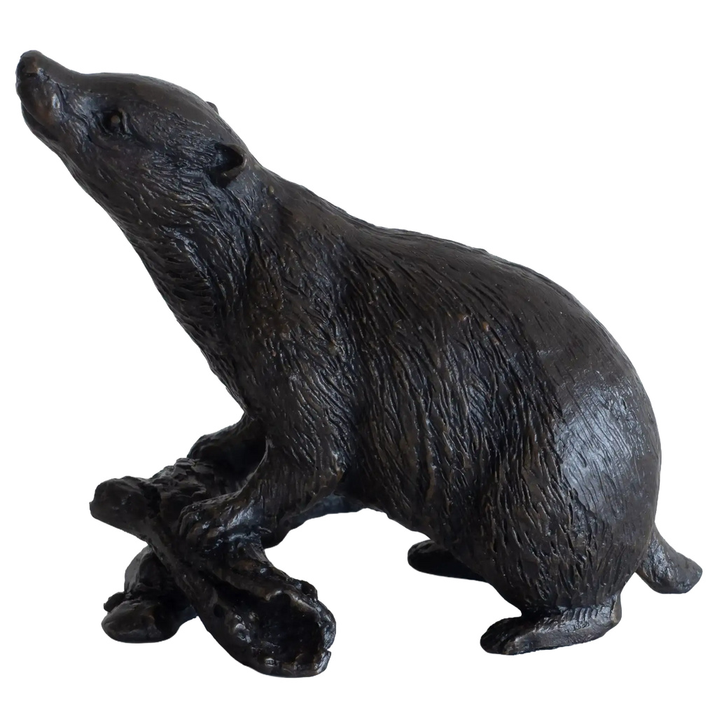 Richard Cooper Bronze Animals Collection Badger Figurine