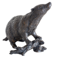 Richard Cooper Bronze Animals Collection Badger Figurine