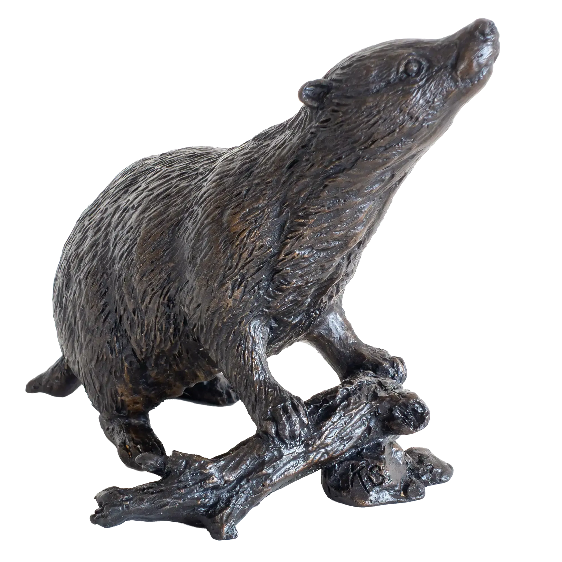 Richard Cooper Bronze Animals Collection Badger Figurine