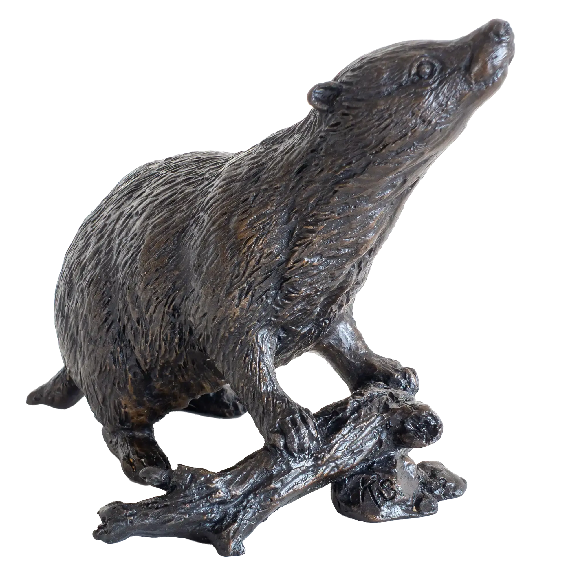 Richard Cooper Bronze Animals Collection Badger Figurine