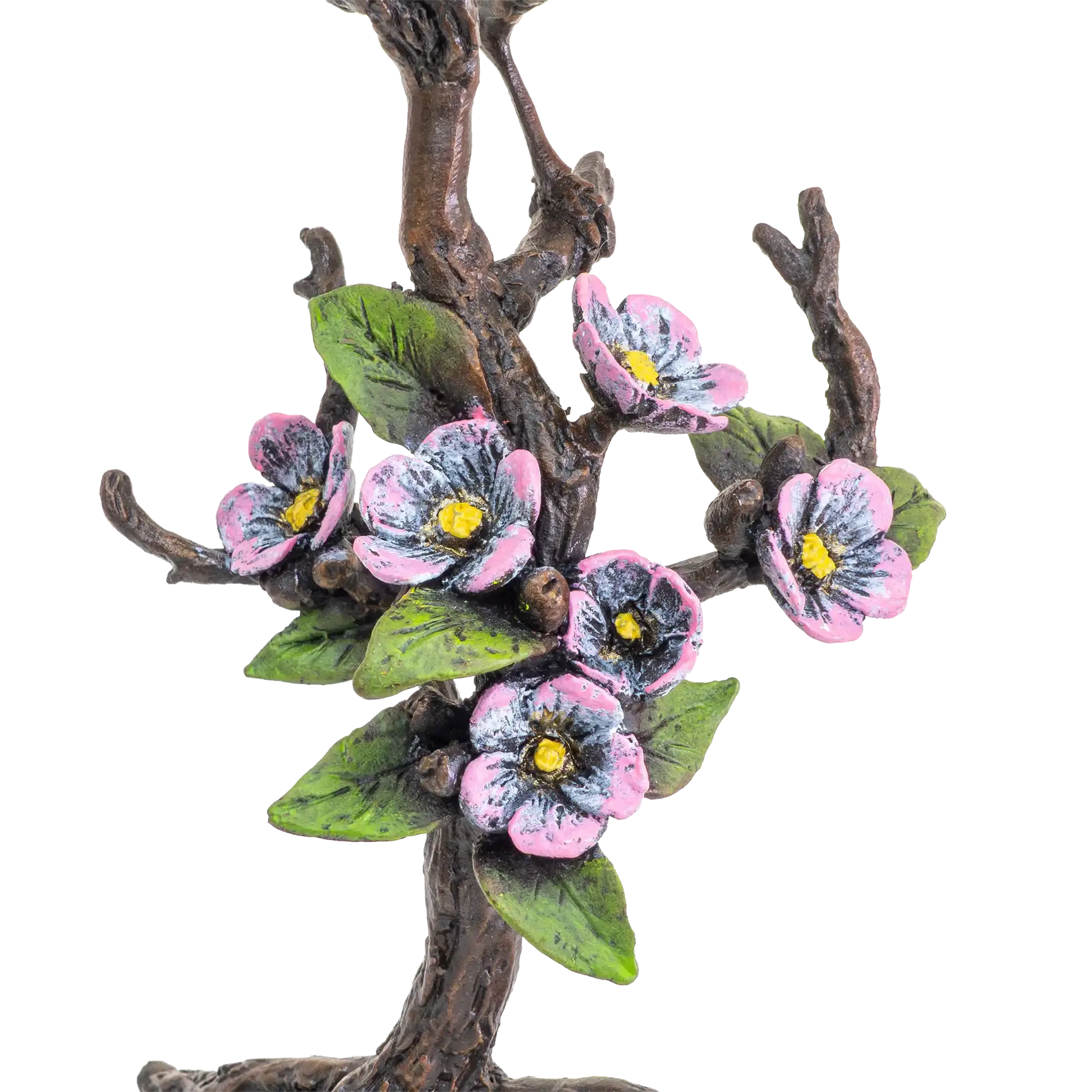 Richard Cooper Bronze Birds Collection Blackbird with Blossom Figurine