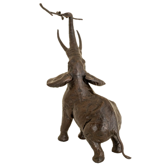 Richard Cooper Bronze Bull Elephant Figurine