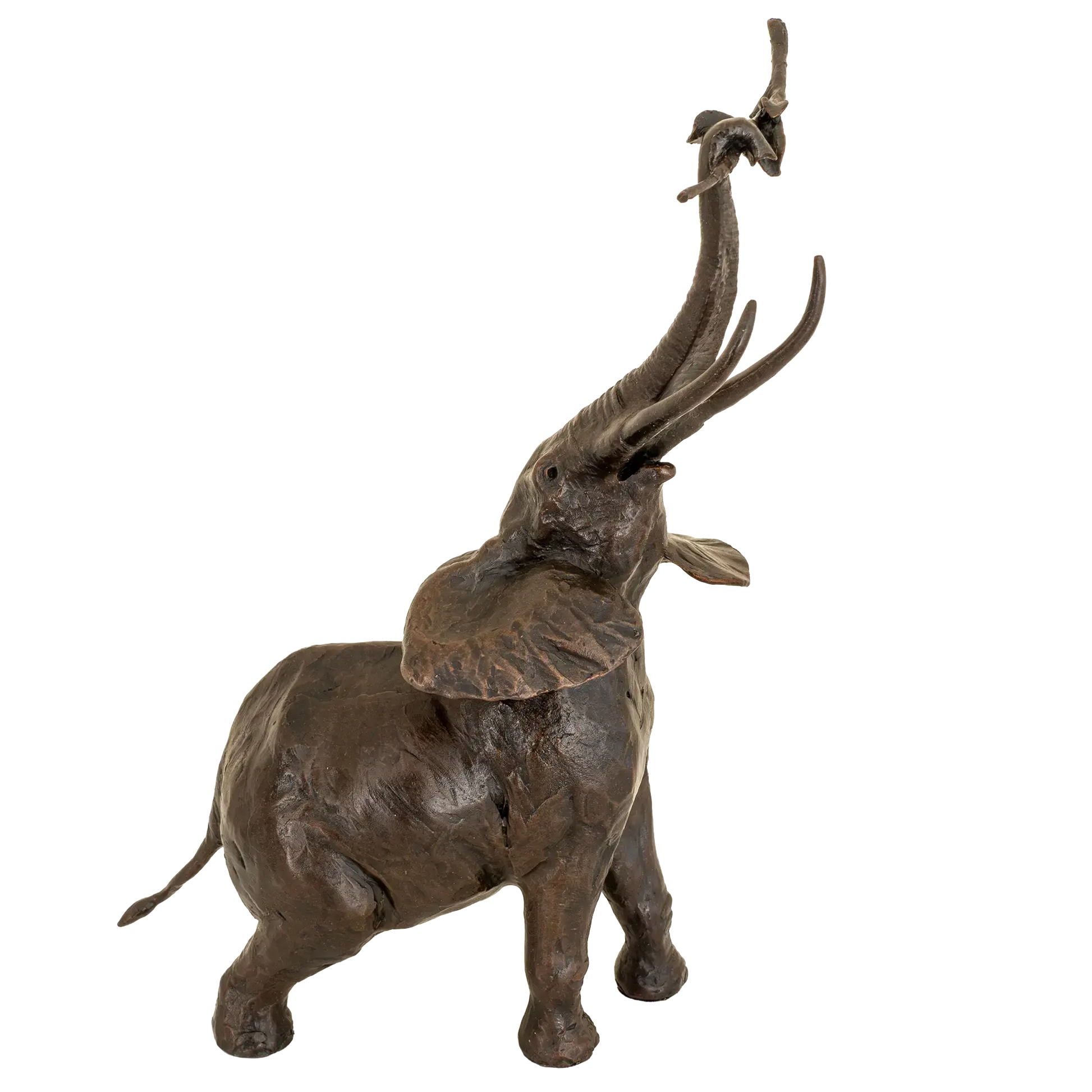 Richard Cooper Bronze Bull Elephant Figurine