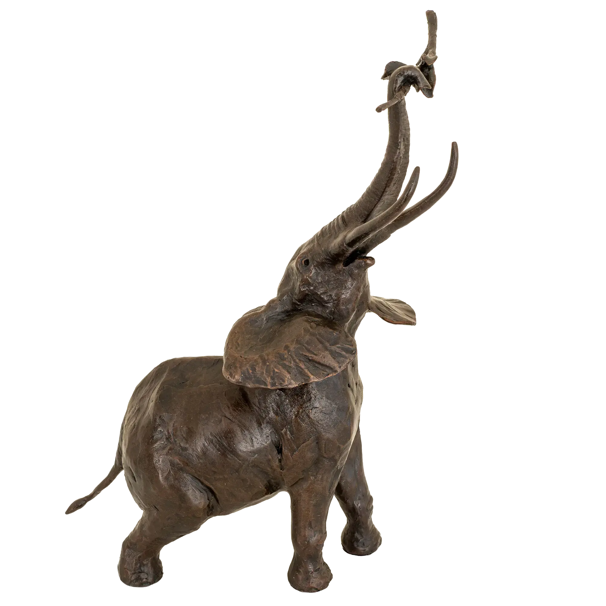 Richard Cooper Bronze Bull Elephant Figurine