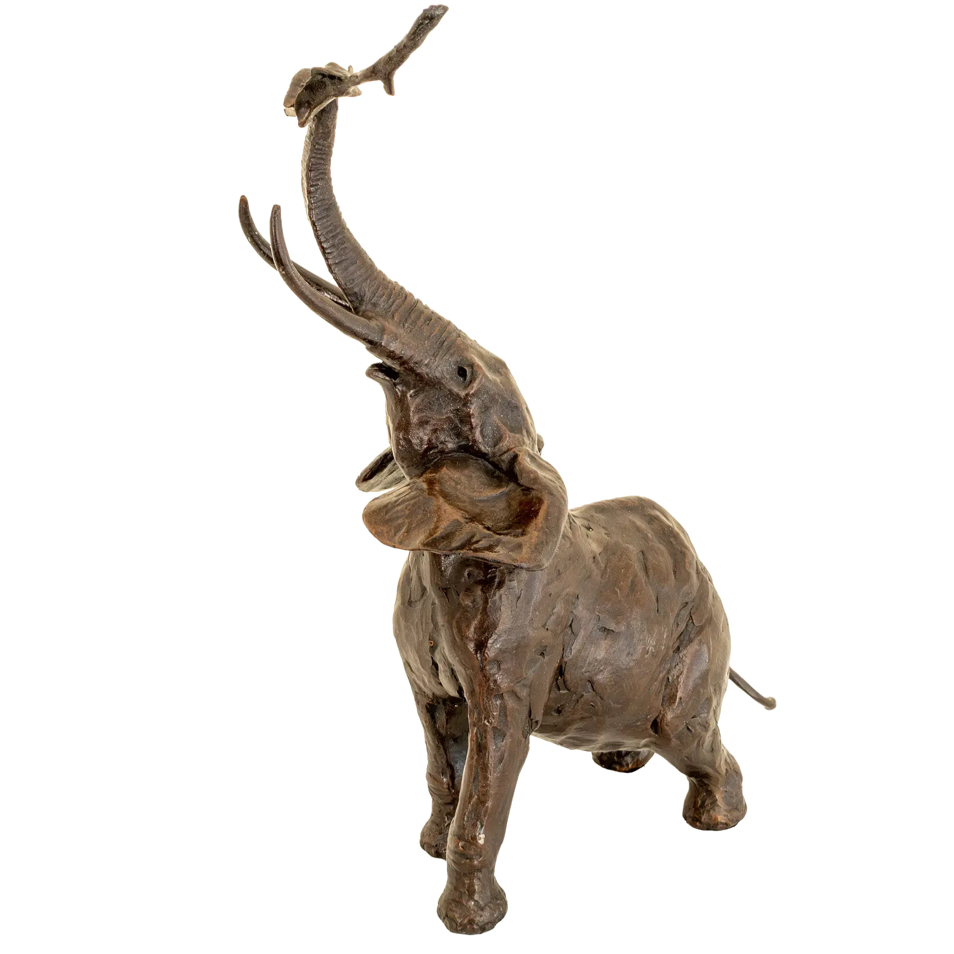 Richard Cooper Bronze Bull Elephant Figurine