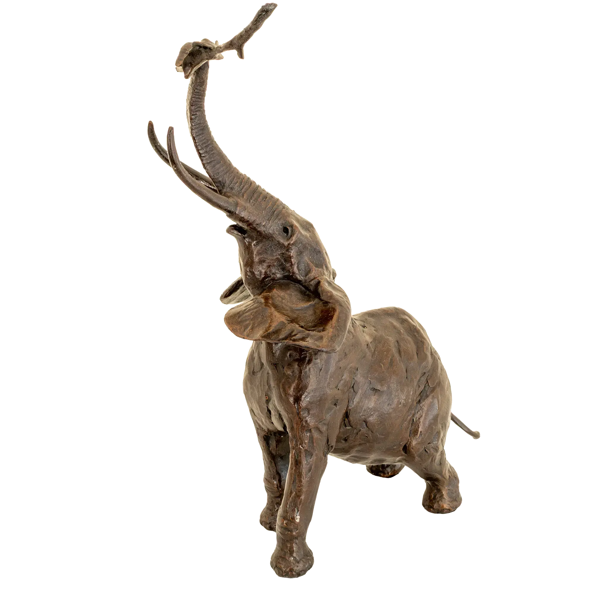 Richard Cooper Bronze Bull Elephant Figurine