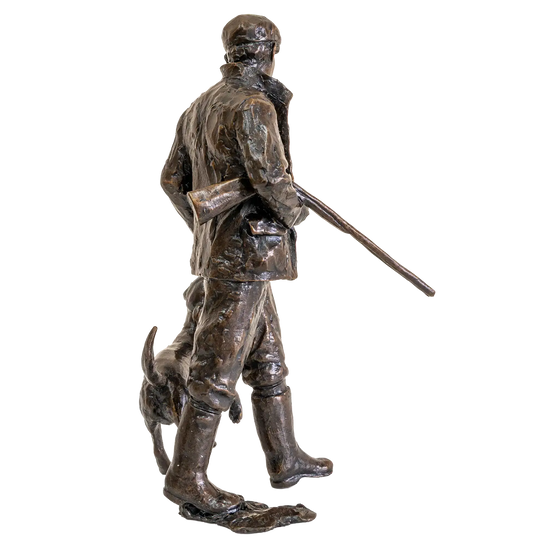 Richard Cooper Bronze Country Pursuits Collection Close Company Figurine
