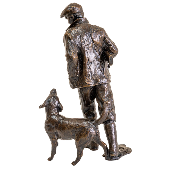 Richard Cooper Bronze Country Pursuits Collection Close Company Figurine