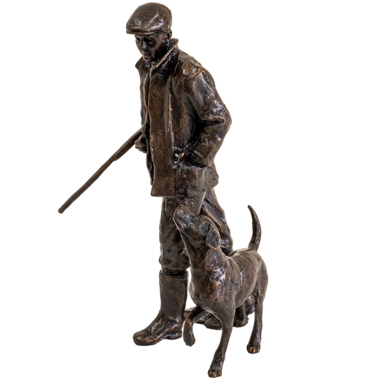 Richard Cooper Bronze Country Pursuits Collection Close Company Figurine
