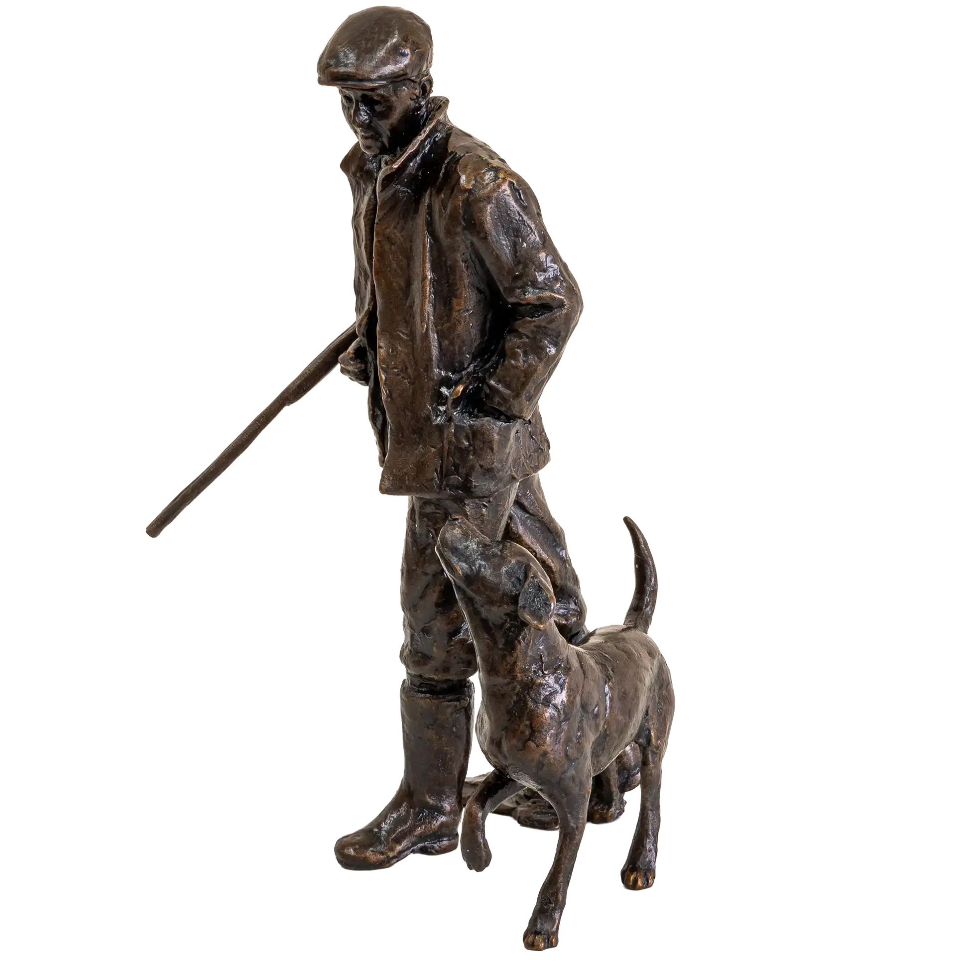Richard Cooper Bronze Country Pursuits Collection Close Company Figurine