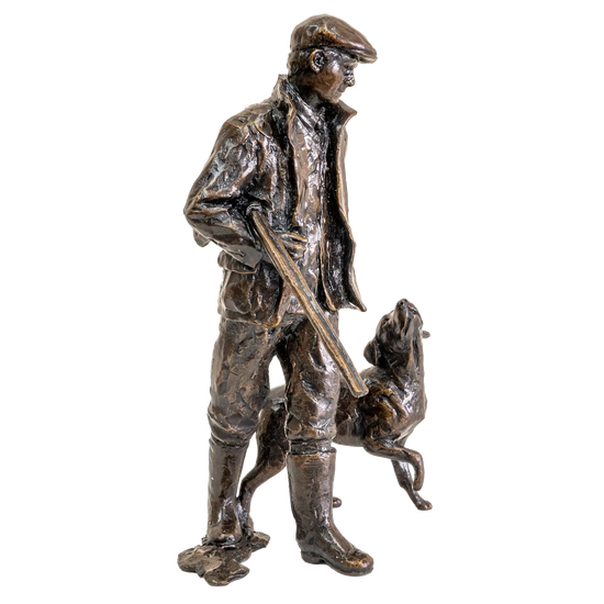 Richard Cooper Bronze Country Pursuits Collection Close Company Figurine