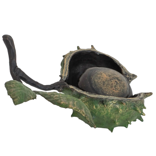 Richard Cooper Bronze Nature Trial Collection Conker Figurine