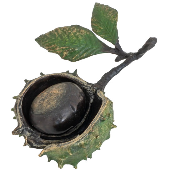 Richard Cooper Bronze Nature Trial Collection Conker Figurine