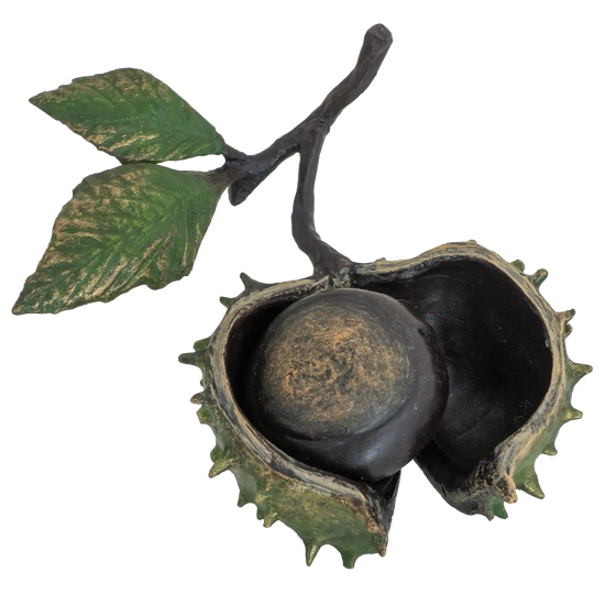 Richard Cooper Bronze Nature Trial Collection Conker Figurine
