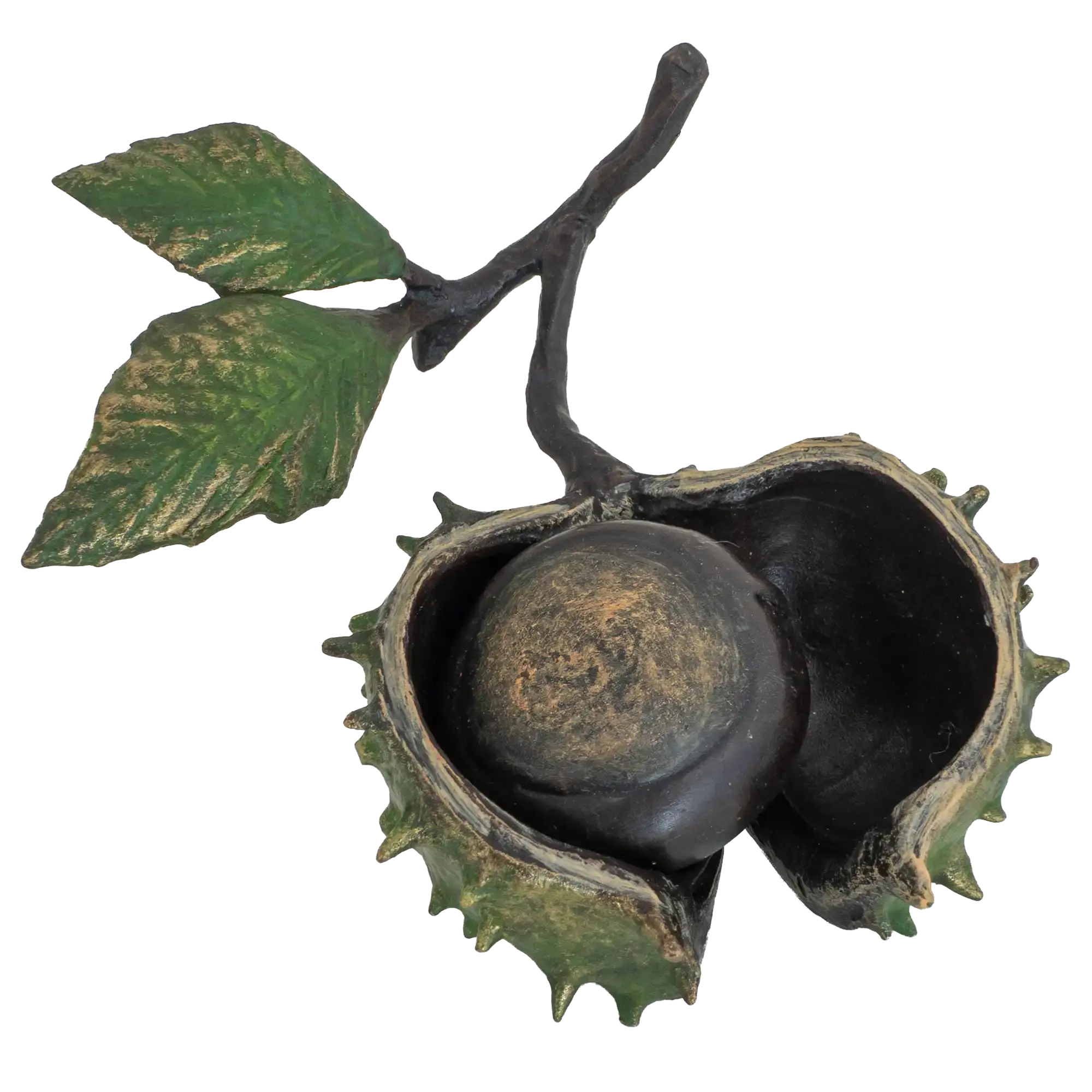 Richard Cooper Bronze Nature Trial Collection Conker Figurine