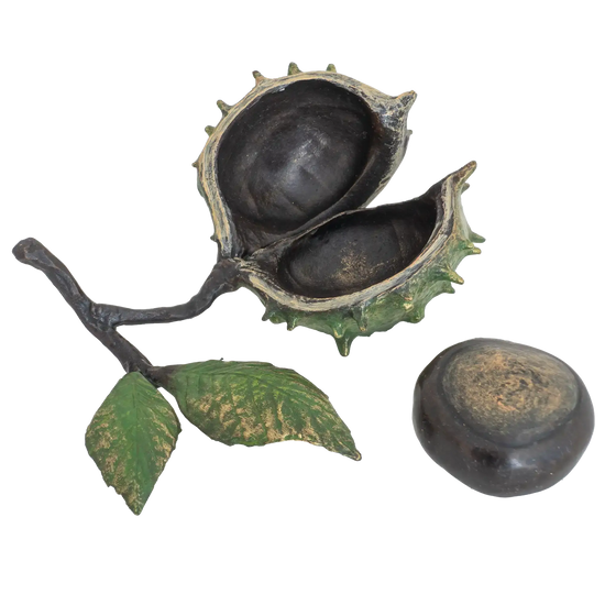 Richard Cooper Bronze Nature Trial Collection Conker Figurine