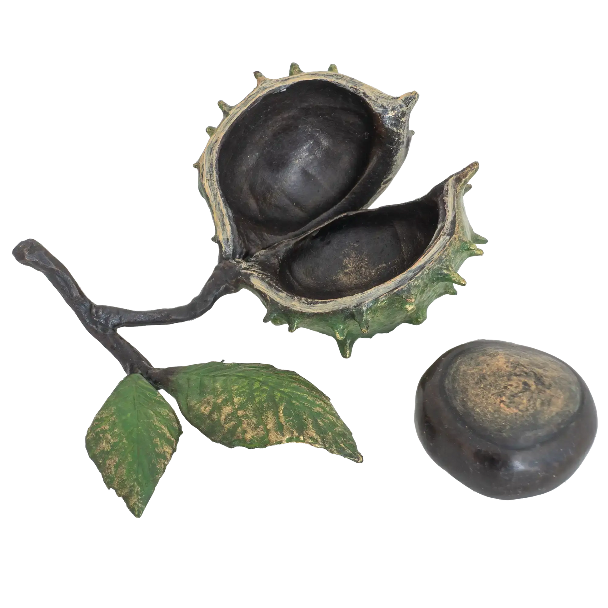 Richard Cooper Bronze Nature Trial Collection Conker Figurine