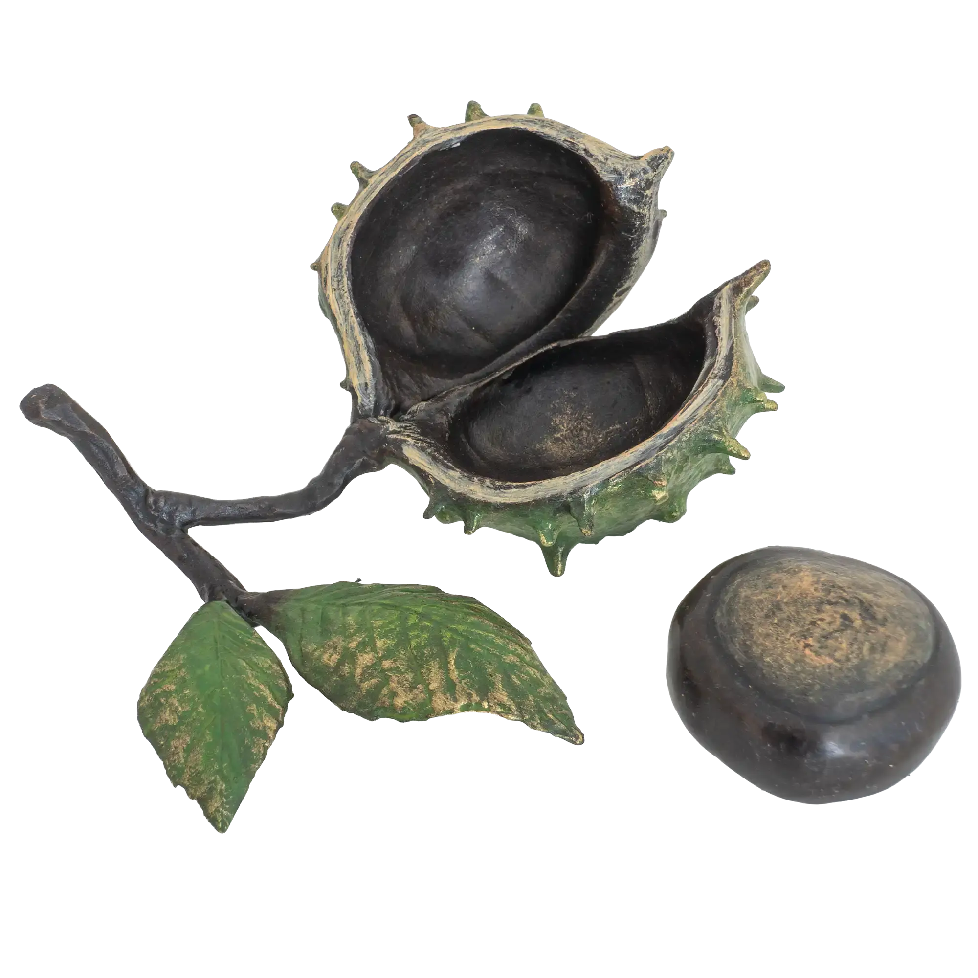 Richard Cooper Bronze Nature Trial Collection Conker Figurine