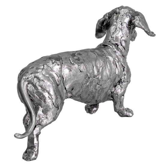 Richard Cooper Nickel Studio Collection Dachshund Figurine
