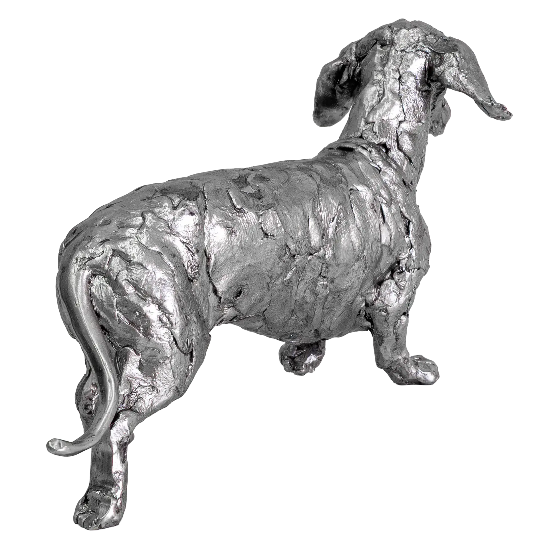 Richard Cooper Nickel Studio Collection Dachshund Figurine