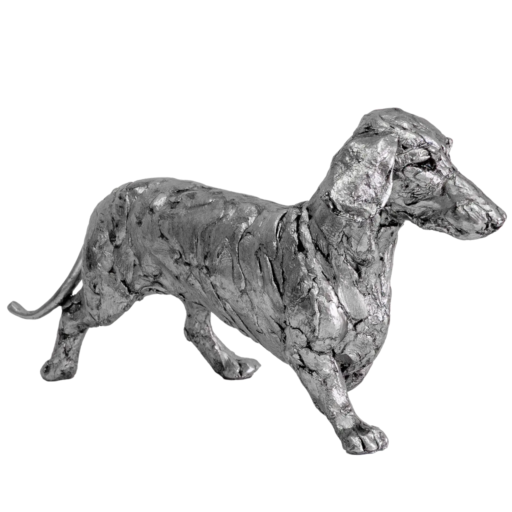 Richard Cooper Nickel Studio Collection Dachshund Figurine