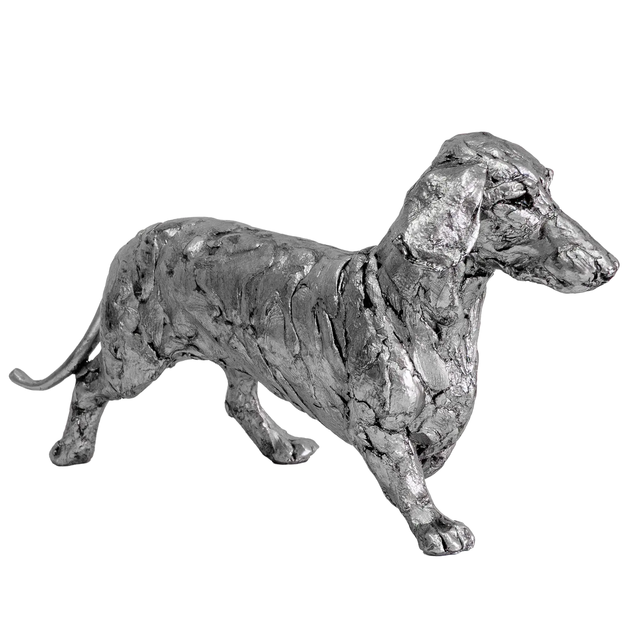 Richard Cooper Nickel Studio Collection Dachshund Figurine
