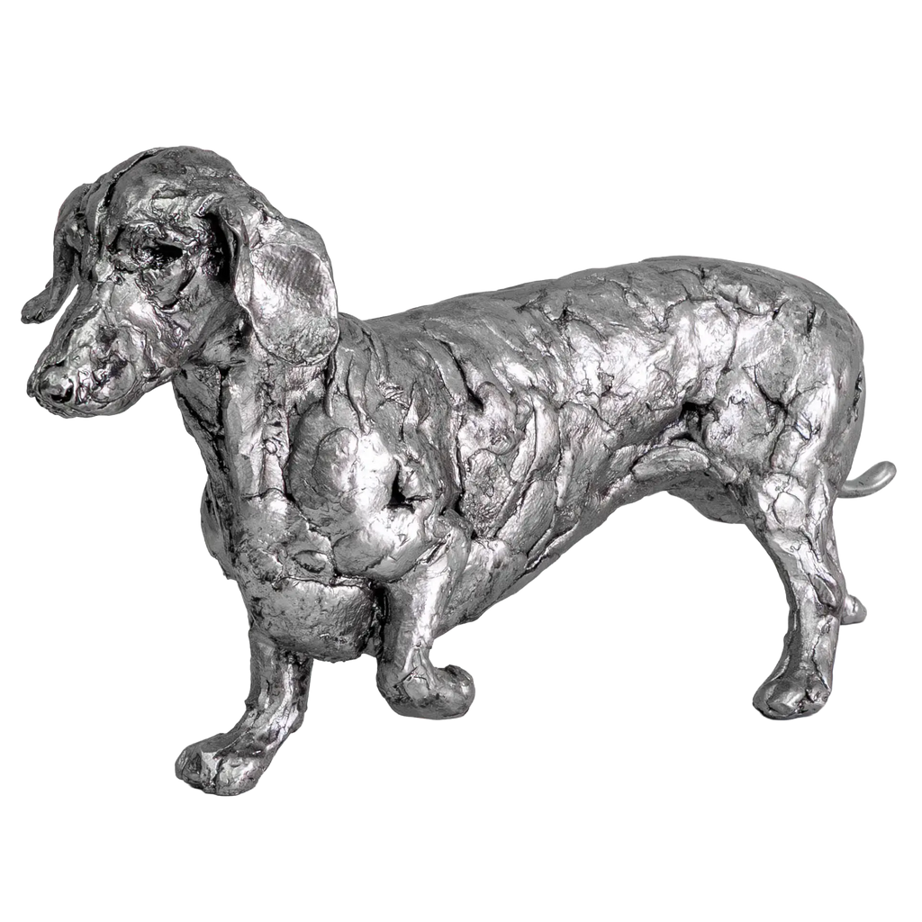 Richard Cooper Nickel Studio Collection Dachshund Figurine