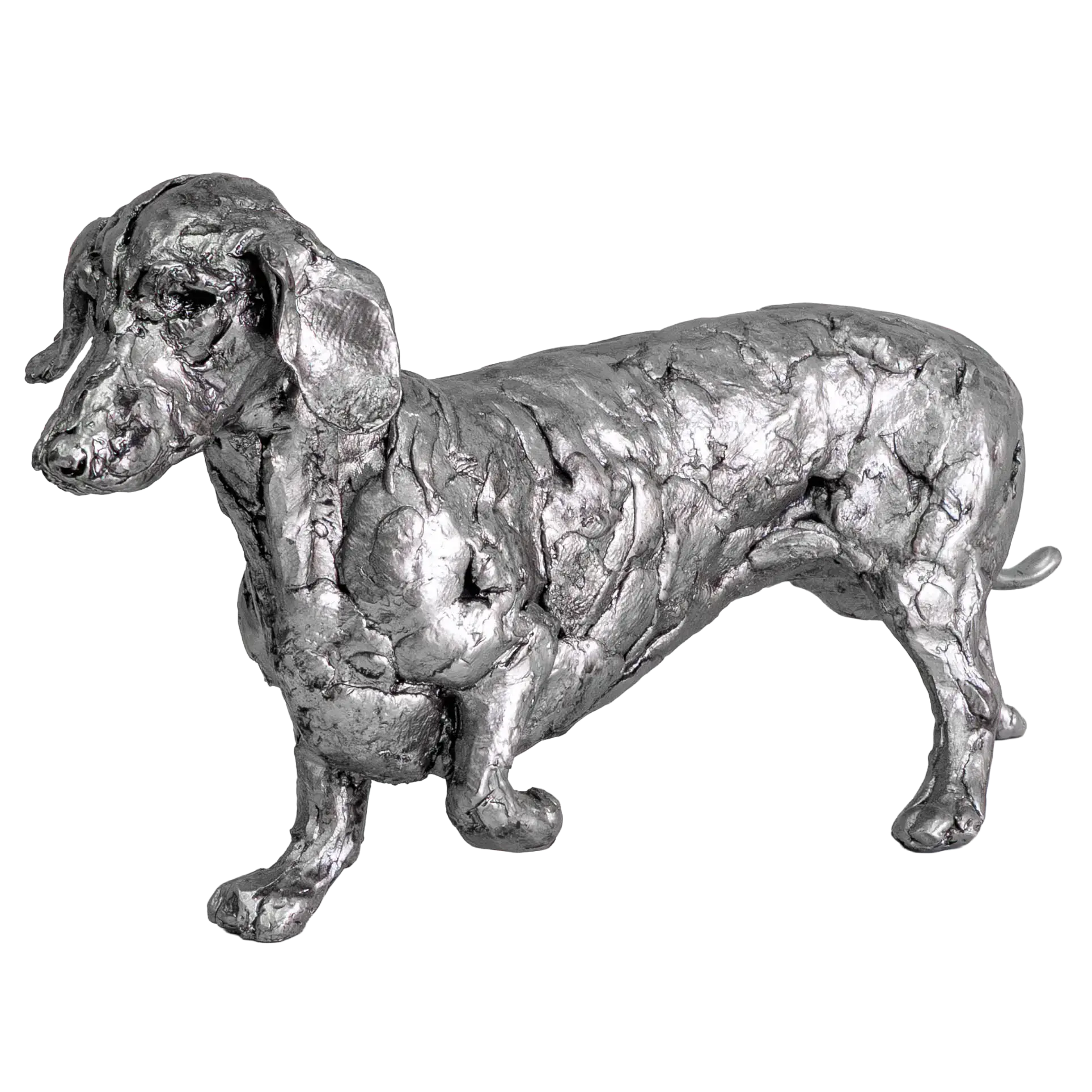 Richard Cooper Nickel Studio Collection Dachshund Figurine