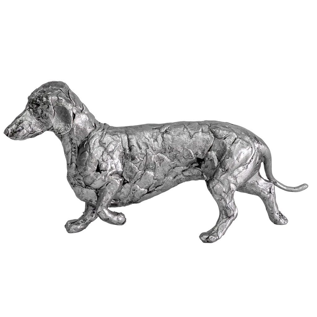 Richard Cooper Nickel Studio Collection Dachshund Figurine