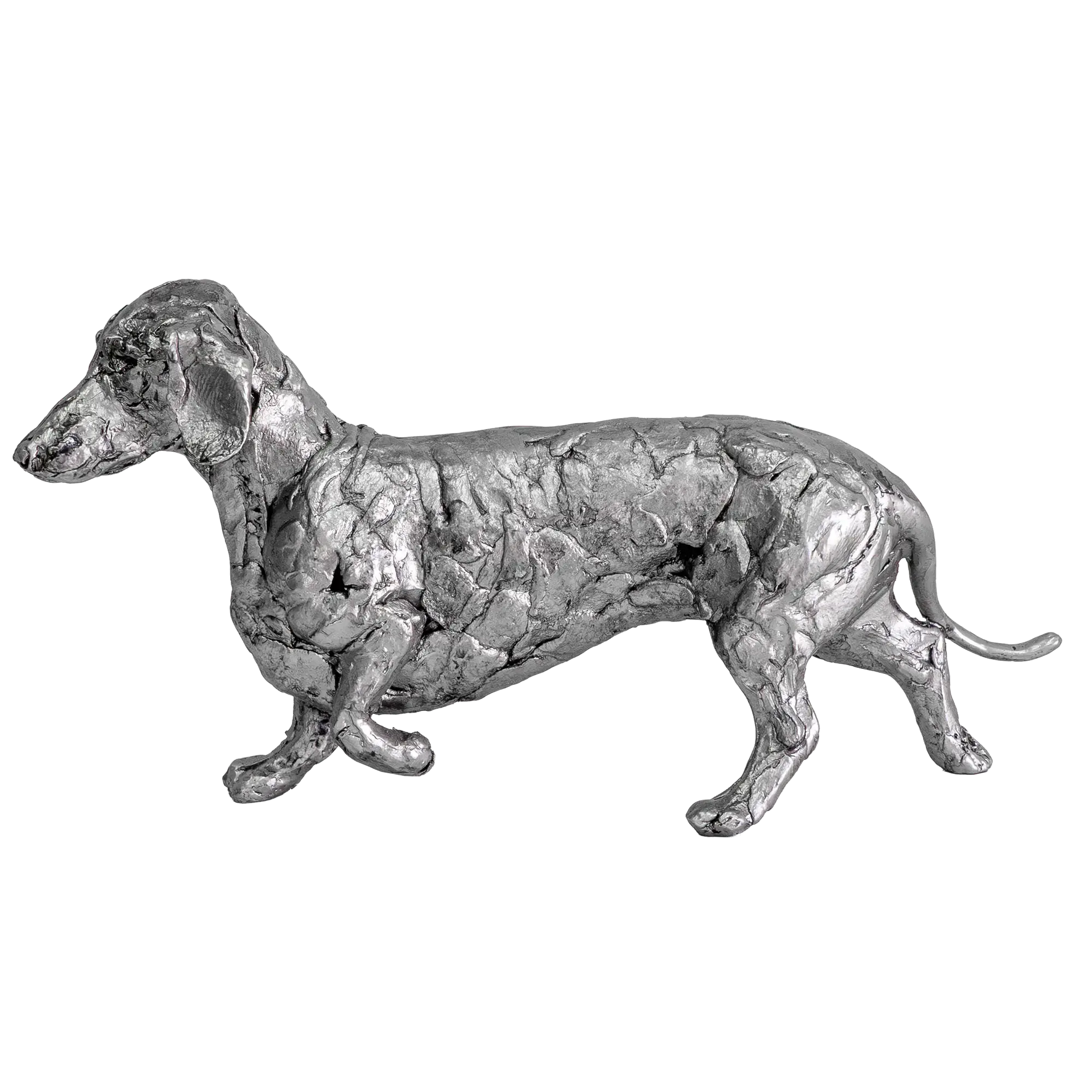Richard Cooper Nickel Studio Collection Dachshund Figurine