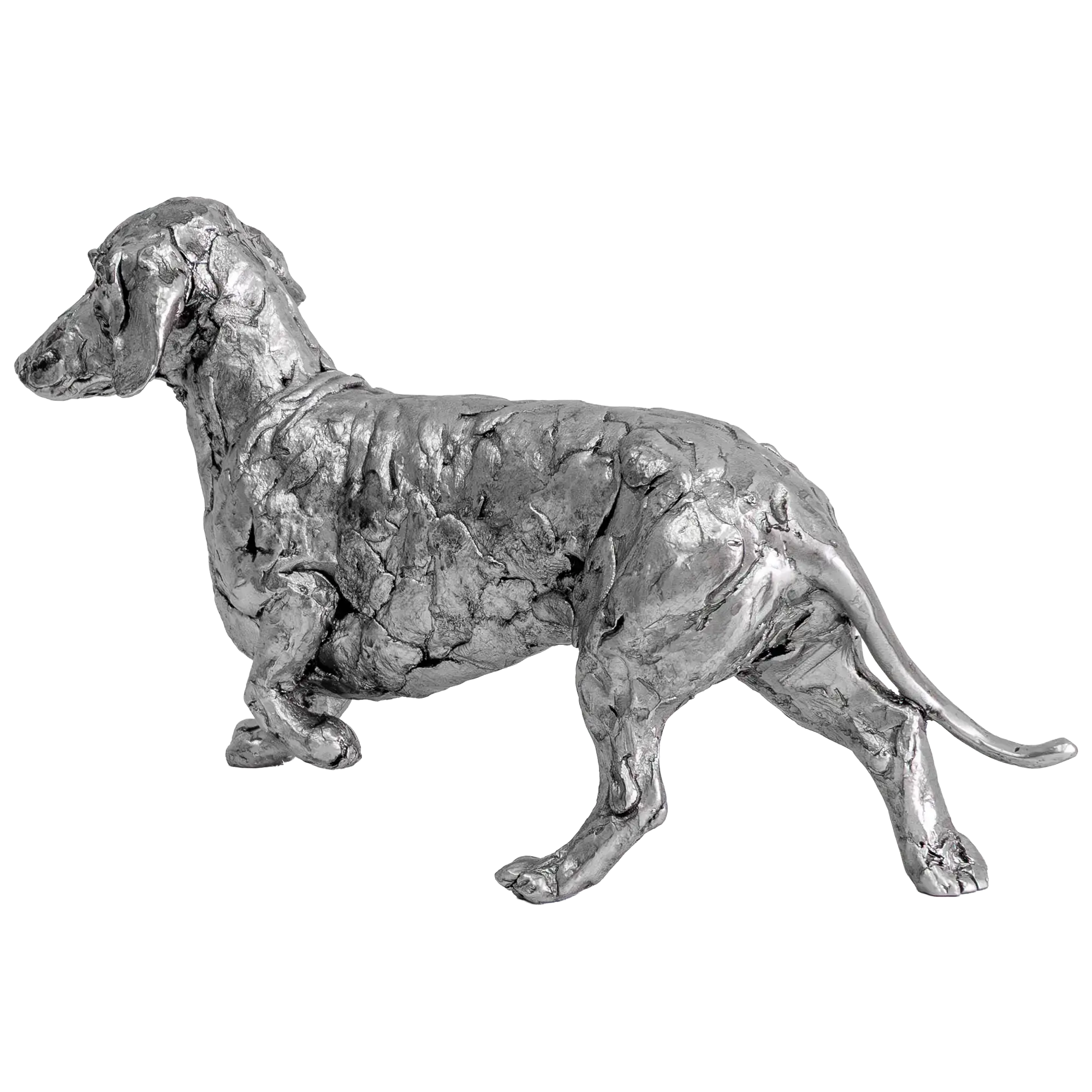 Richard Cooper Nickel Studio Collection Dachshund Figurine