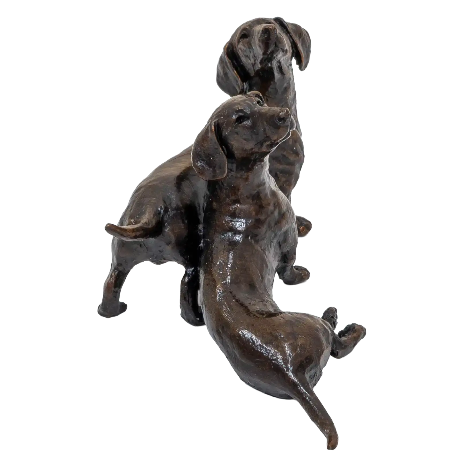 Richard Cooper Limited Edition Bronze Dachshund Pair Figurine