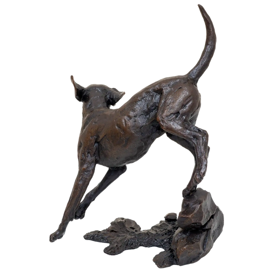 Richard Cooper Limited Edition Bronze Foxhound Figurine